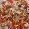 Ensalada de arroz y verduras