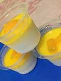 Silky Puding Saus Mangga (ala Puyo Sederhana)