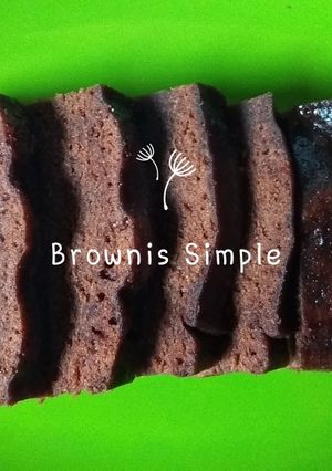 Foto resep Brownis Simple