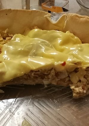 Una foto de Tarta de Zapallitos y Pollo