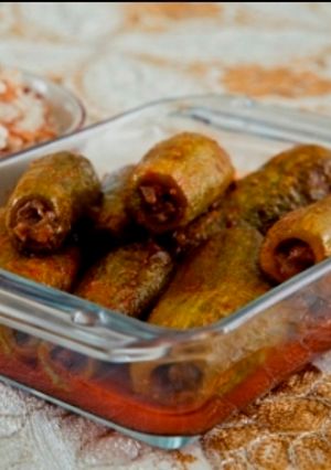 A picture of Delicious Stuffed Zucchini : Ablama.