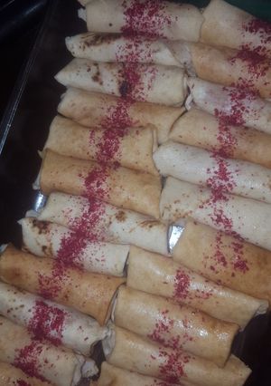 صورة لوصفة رولات المسخن بالصوص اللذيذ