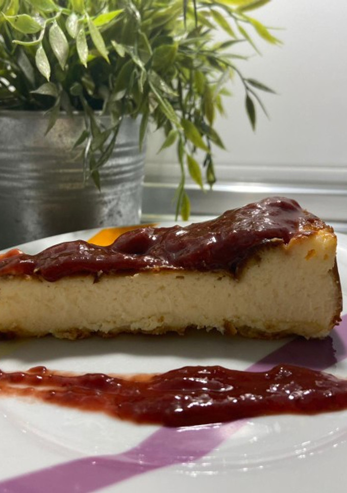 Una foto de Tarta de queso de la viña