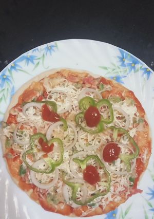 માયોનિઝ ચીઝ પીઝા રેસીપી મુખ્ય ફોટો