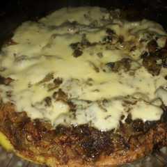 A picture of Tortilla de berenjenas express.