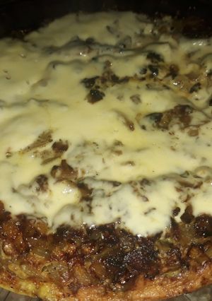 Una foto de Tortilla de berenjenas express