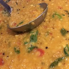 A picture of Red lentil Dahl🌱.
