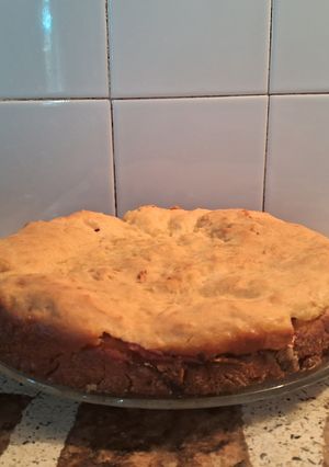 Una foto de Torta de salamen y mortadela