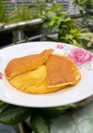 Hình của món Bánh rán bồng bềnh.