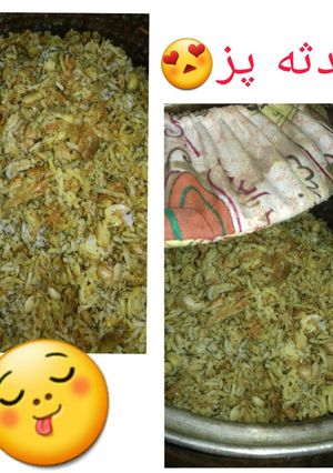 عکسی از دستور باقالی پلو با تن ماهی