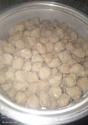 Foto resep Bakso daging simple enak