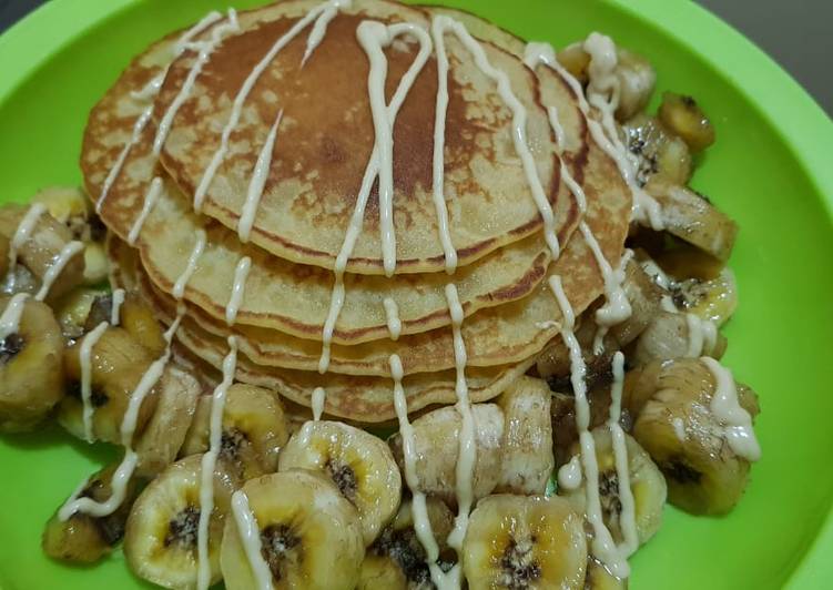 Pancake Energen Saus Tiramisu #NoMixer