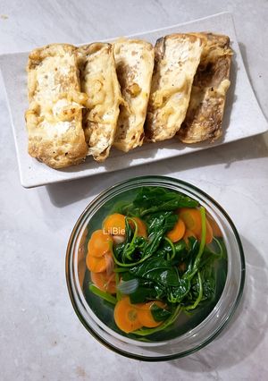 Foto resep Sayur Bening dan Tempe Goreng Tepung
