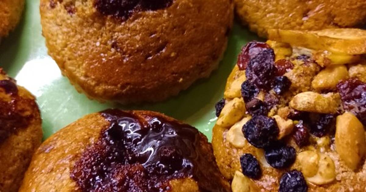 Muffins de banana, sin azúcar en freidora de aire 🍌 Receta de MAMUCHA SILVIA 🌹 Cookpad
