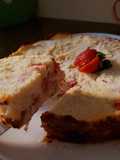 Torta de Ricota e Morangos