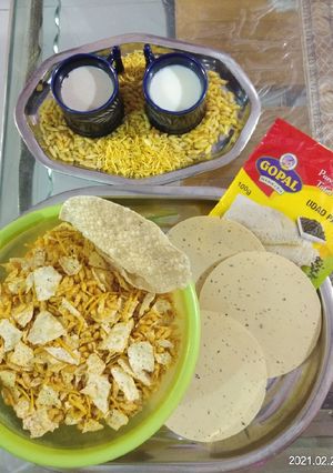 પાપડ ચવાણું (Papad Chavanu Recipe In Gujarati) રેસીપી મુખ્ય ફોટો