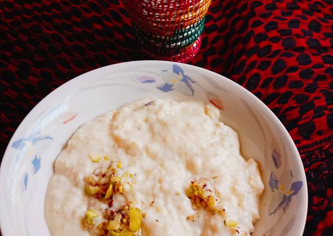 Steps to Prepare Ultimate Yogurt Rice Pudding