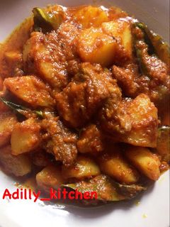 Foto resep Rendang daging dan kentang