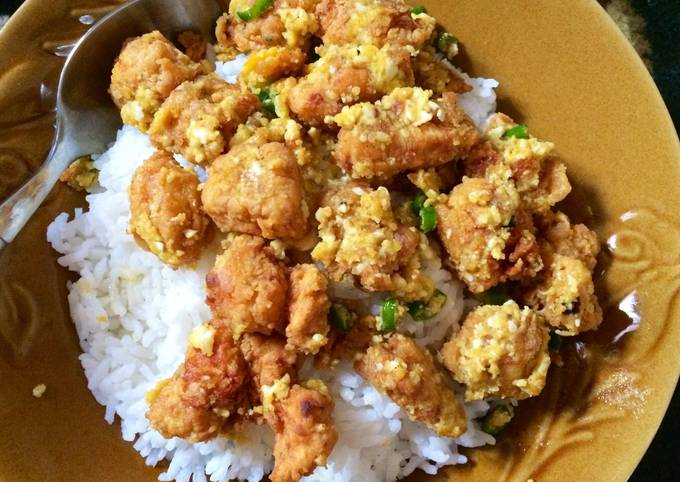 Anti Ribet, Bikin Chicken Popcorn Saus Telur Asin Untuk Pemula