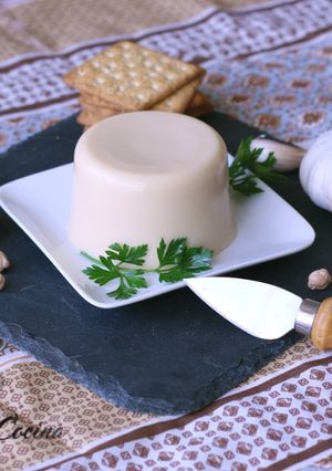 Una foto de Queso Vegano de Garbanzos