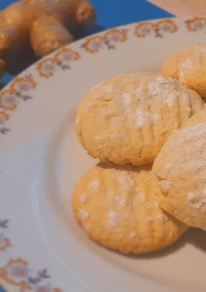 Una foto de Galletitas de limón y jengibre