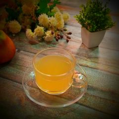 A picture of Apple peel tea.