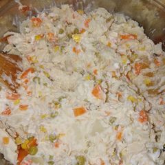 A picture of Ensalada de pollo.