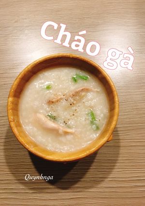 Hình của món Cháo gà.