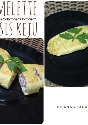 Foto resep Omelette Sosis Keju