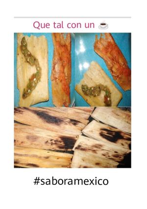 Una foto de Tamales: Rojo, Rajas y Queso