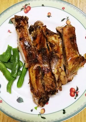 Hình của món Sườn nướng mật ong.