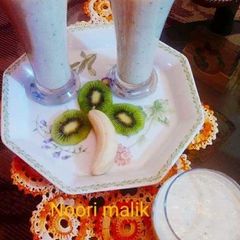A picture of Banana kivi smoothie.