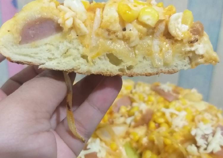 Resep Americano pizza ukuran sendok yang Bikin Ngiler