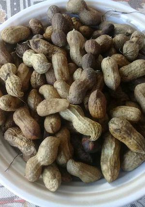 A picture of Cooked peanuts.