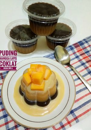 Foto resep Puding Mangga Lapis Coklat