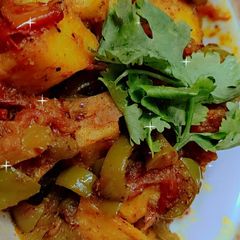 A picture of Masaledar Aloo Shimla Mirch.
