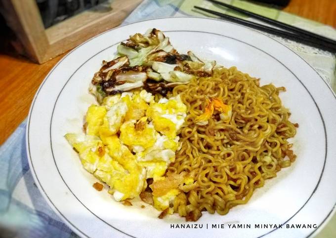 Resep Kreasi Mie Instan Mie Yamin Minyak Bawang Oleh Hanaizu Cookpad