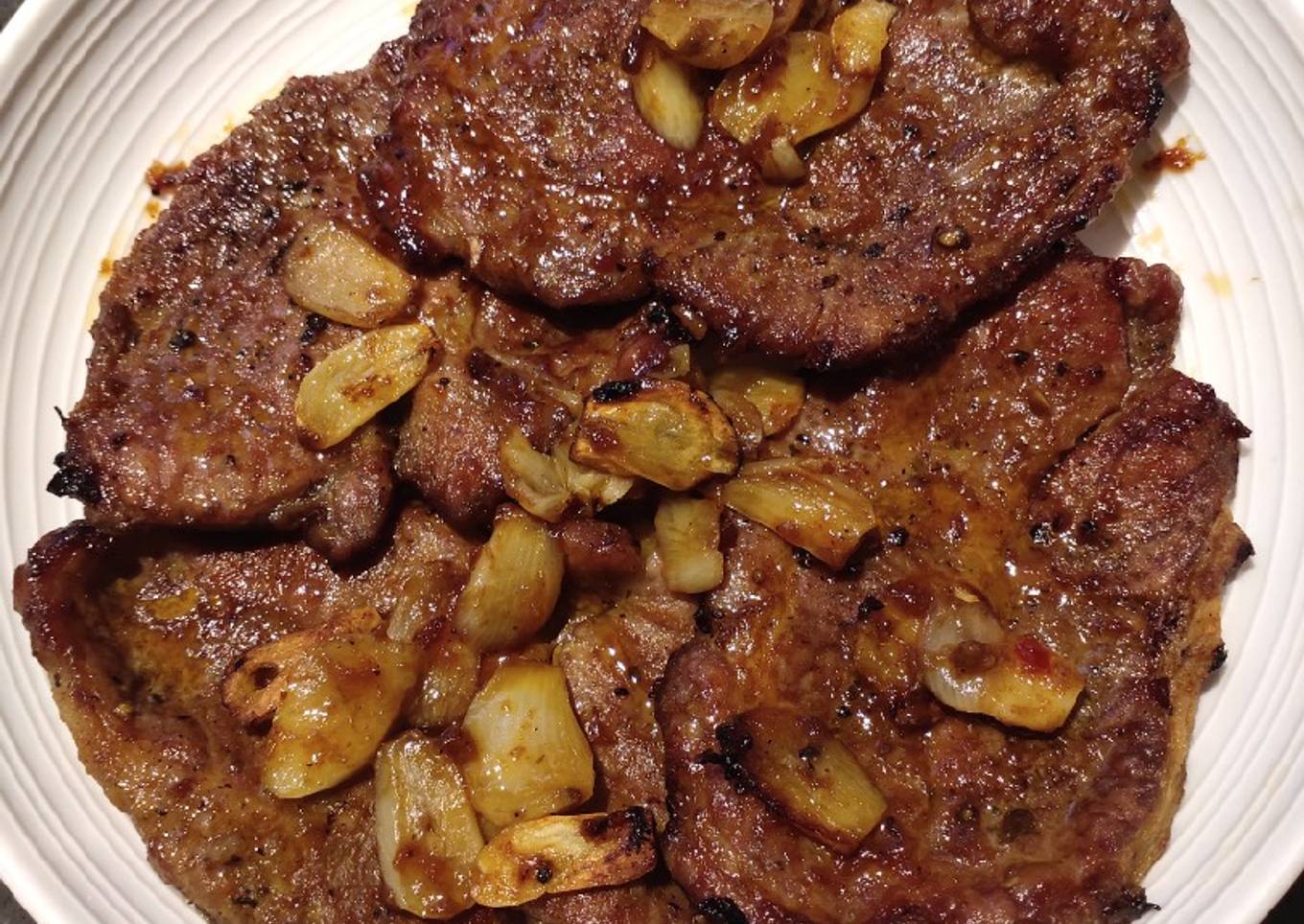 Pork Chop in Garlic