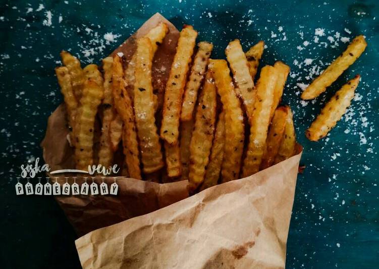 Kentang goreng ala KFC
