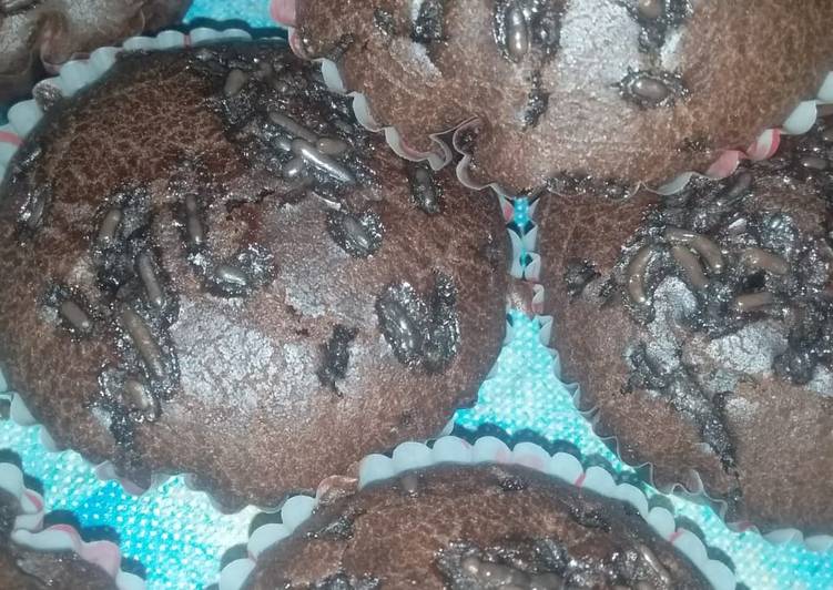 Chocolate Muffin Eggless