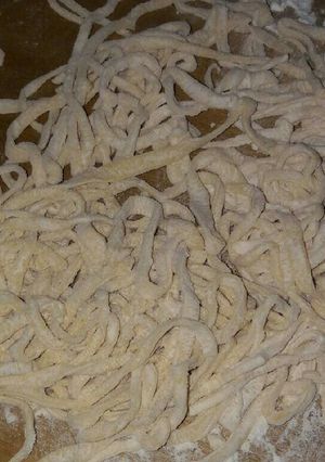 Una foto de Fideos caseros