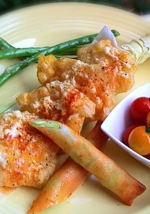A picture of Corn Fritters with Beer Batter.