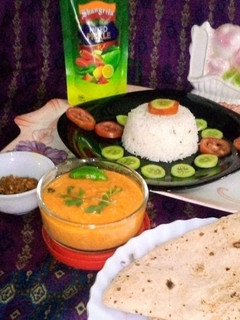 A picture of Turai Moong dal Handi.