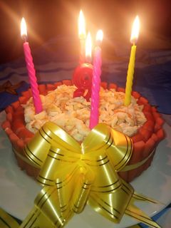 Foto resep Kue ultah mie goreng sosis