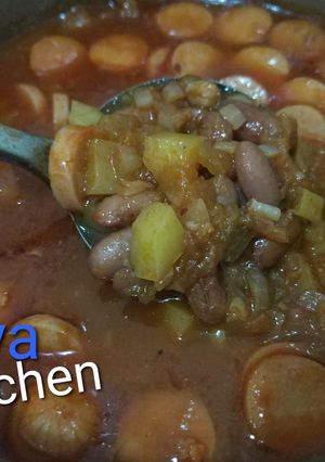 Foto resep Sup kacang merah Portugis (Portuguese Red Bean Soup)
