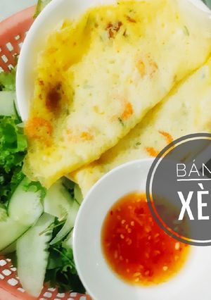 Hình của món Bánh xèo miền Trung.