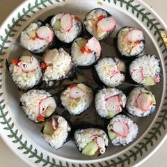 A picture of Very basic sushi.