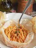 Linguine al tonno al cartoccio