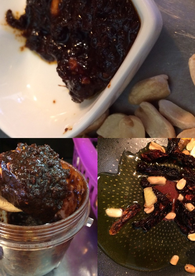 Una foto de Salsa agridulce de cacahuate