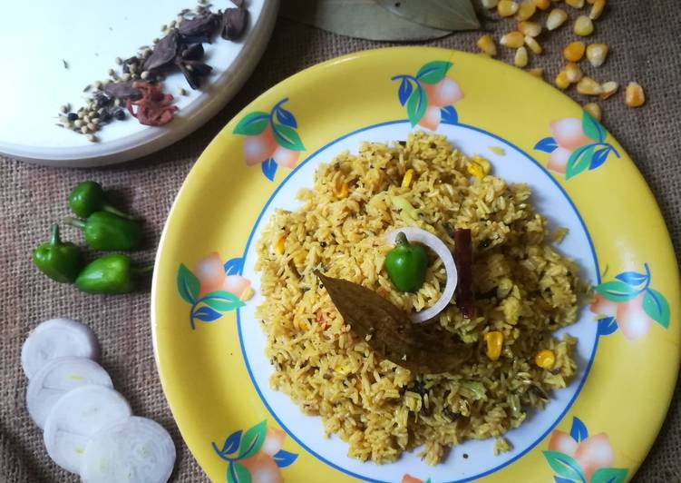 Step-by-Step Guide to Make Quick Corn pulao